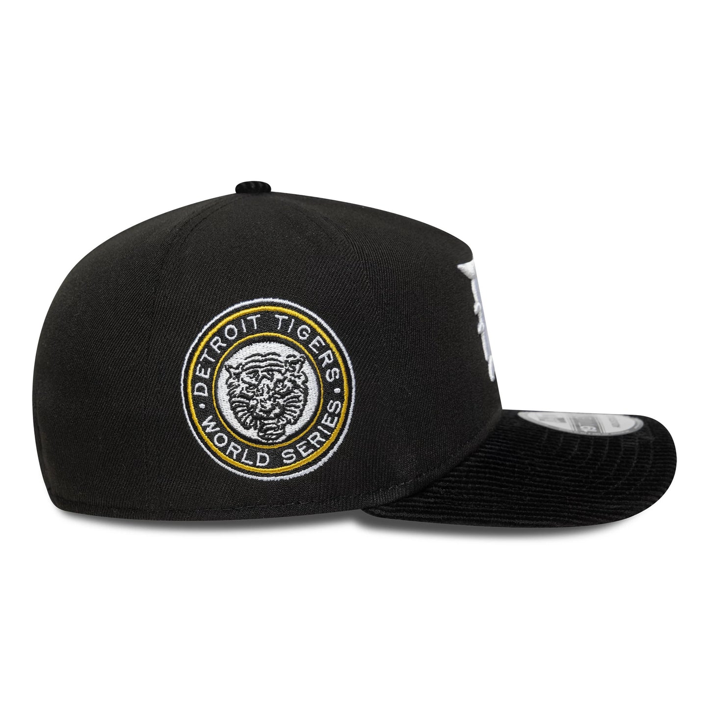 This is a Detroit Tigers MLB Cooperstown Cord Black 19TWENTY Adjustable Cap 5