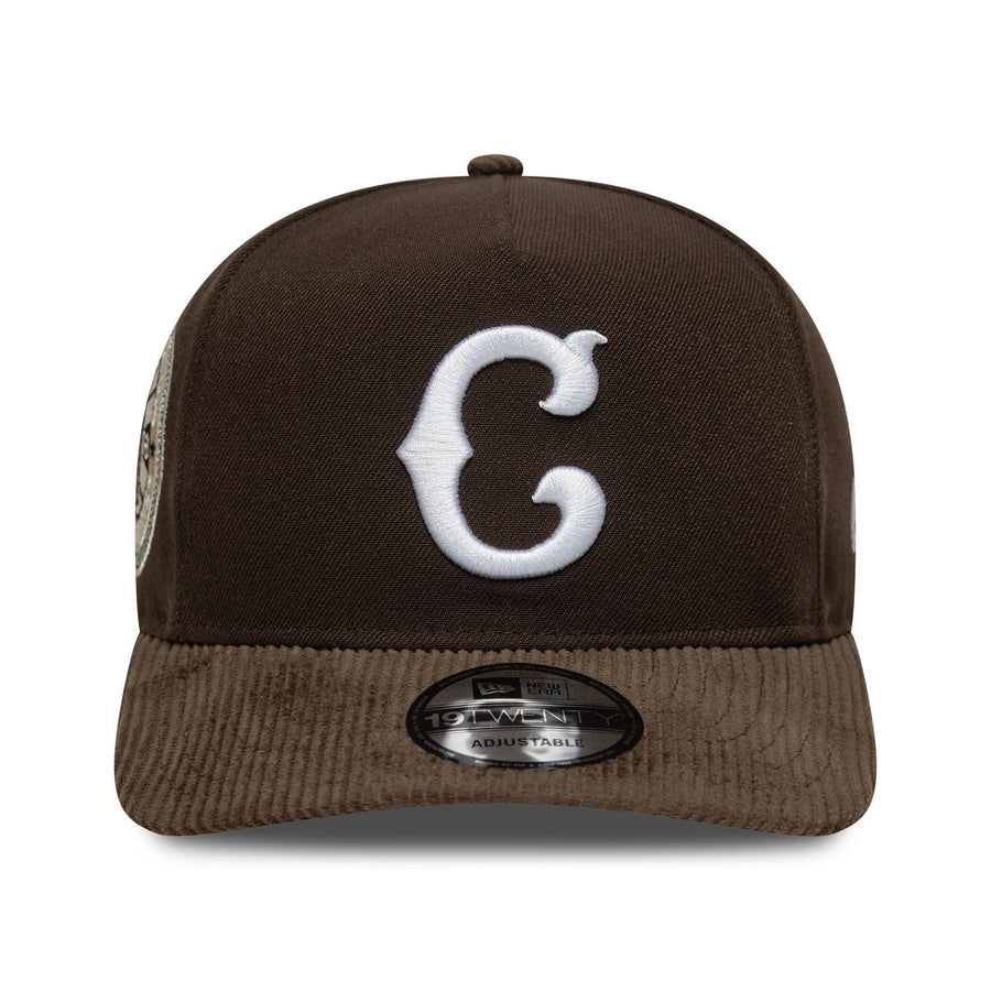 This is a Chicago Cubs MLB Cooperstown Cord Dark Brown 19TWENTY Adjustable Cap 3