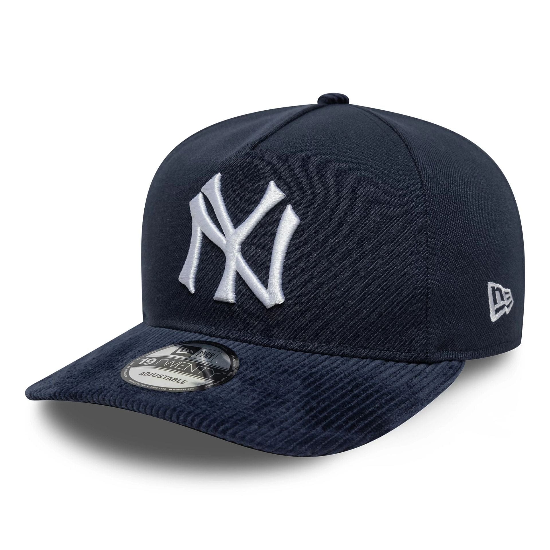 This is a New York Yankees MLB Cooperstown Cord Navy 19TWENTY Adjustable Cap 3