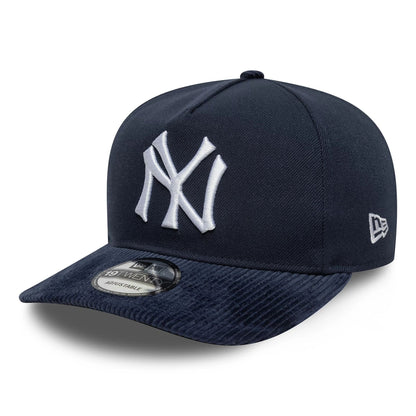 This is a New York Yankees MLB Cooperstown Cord Navy 19TWENTY Adjustable Cap 3