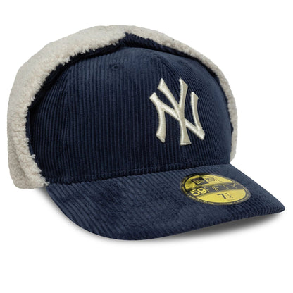 This is a New York Yankees MLB Cord Navy Dogear 59FIFTY Fitted Cap 5