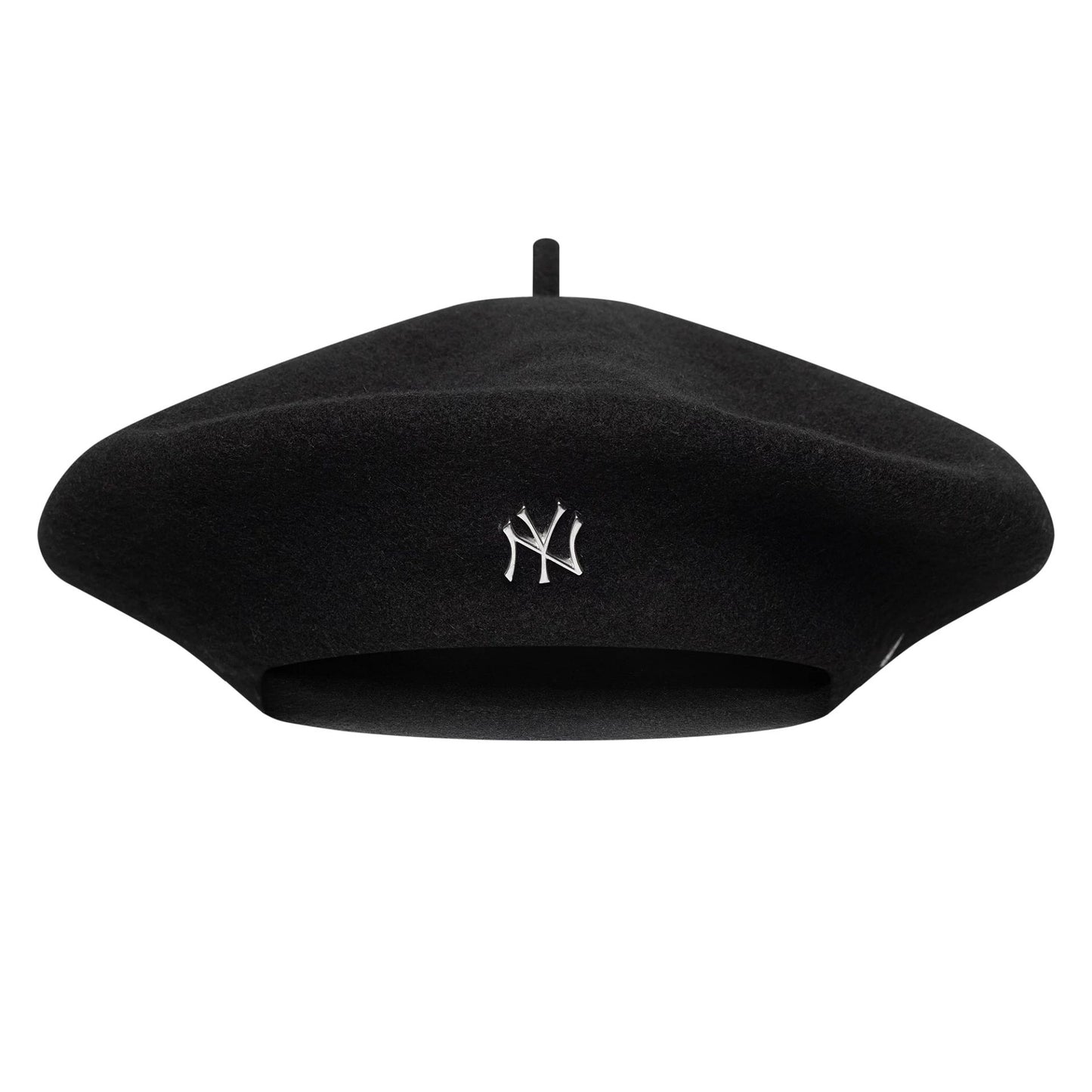 This is a New York Yankees Womens MLB Wool Pin Black Beret  2