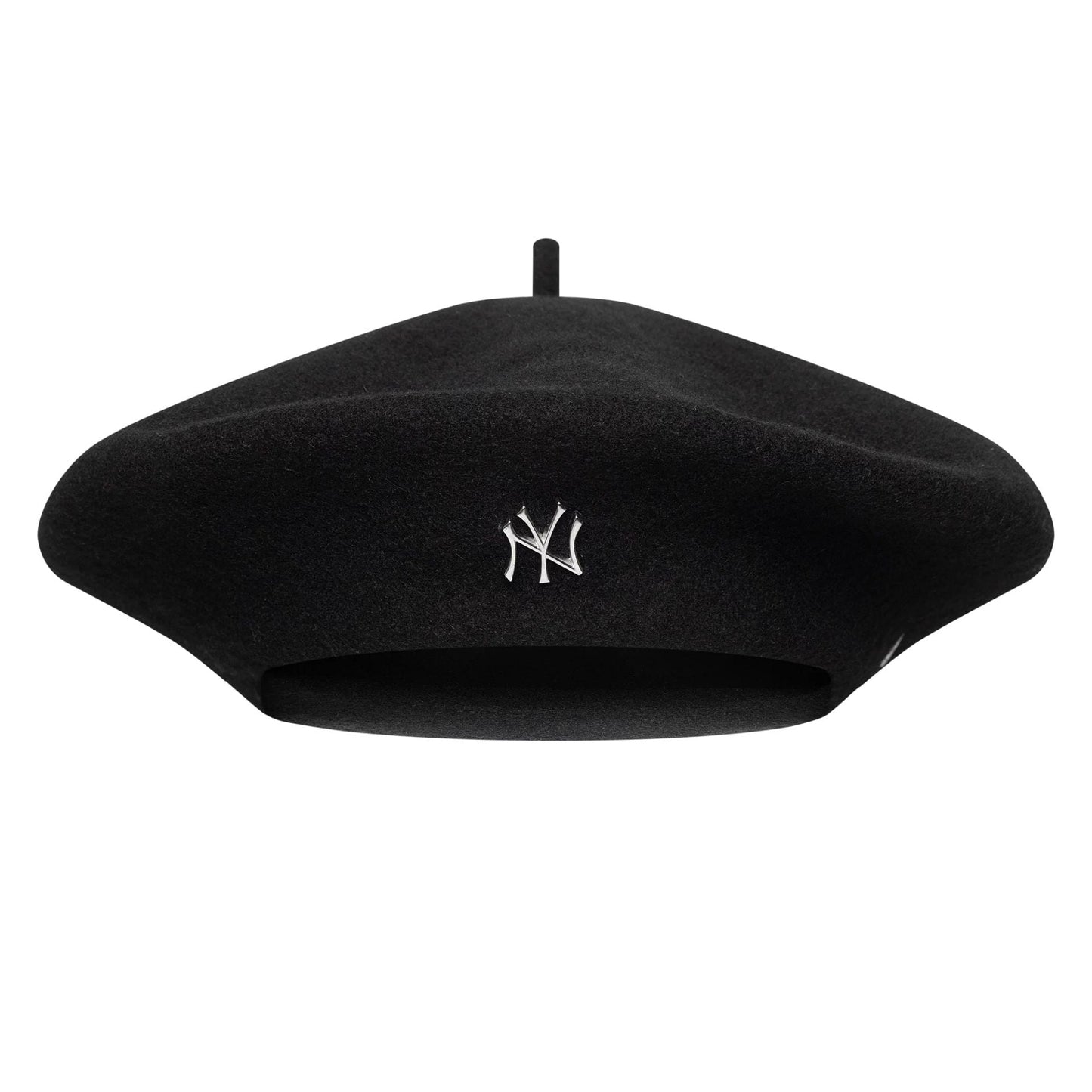 This is a New York Yankees Womens MLB Wool Pin Black Beret  2