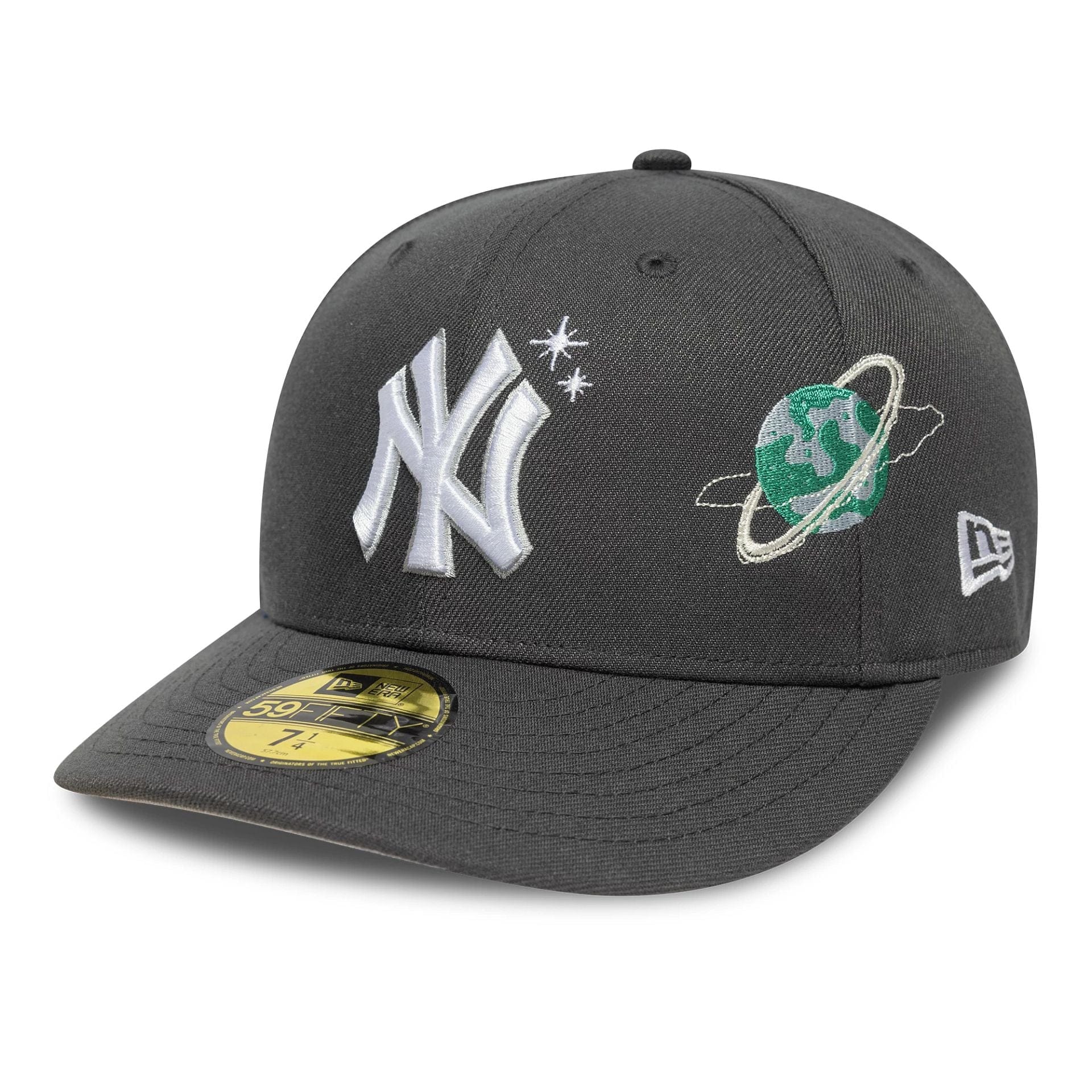 MLB Planet Icon New York Yankees Charcoal 59FIFTY Fitted Cap | NEC EU