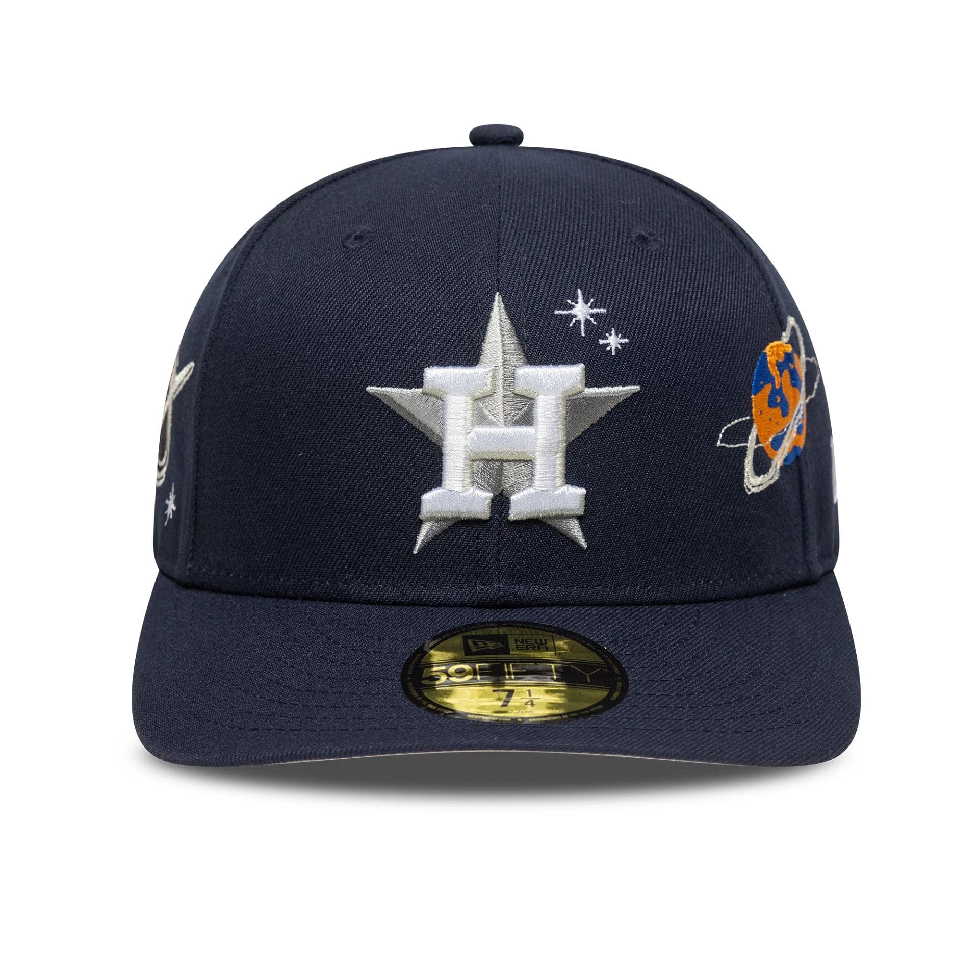 This is a Houston Astros MLB Planet Icon Navy 59FIFTY Fitted Cap 5