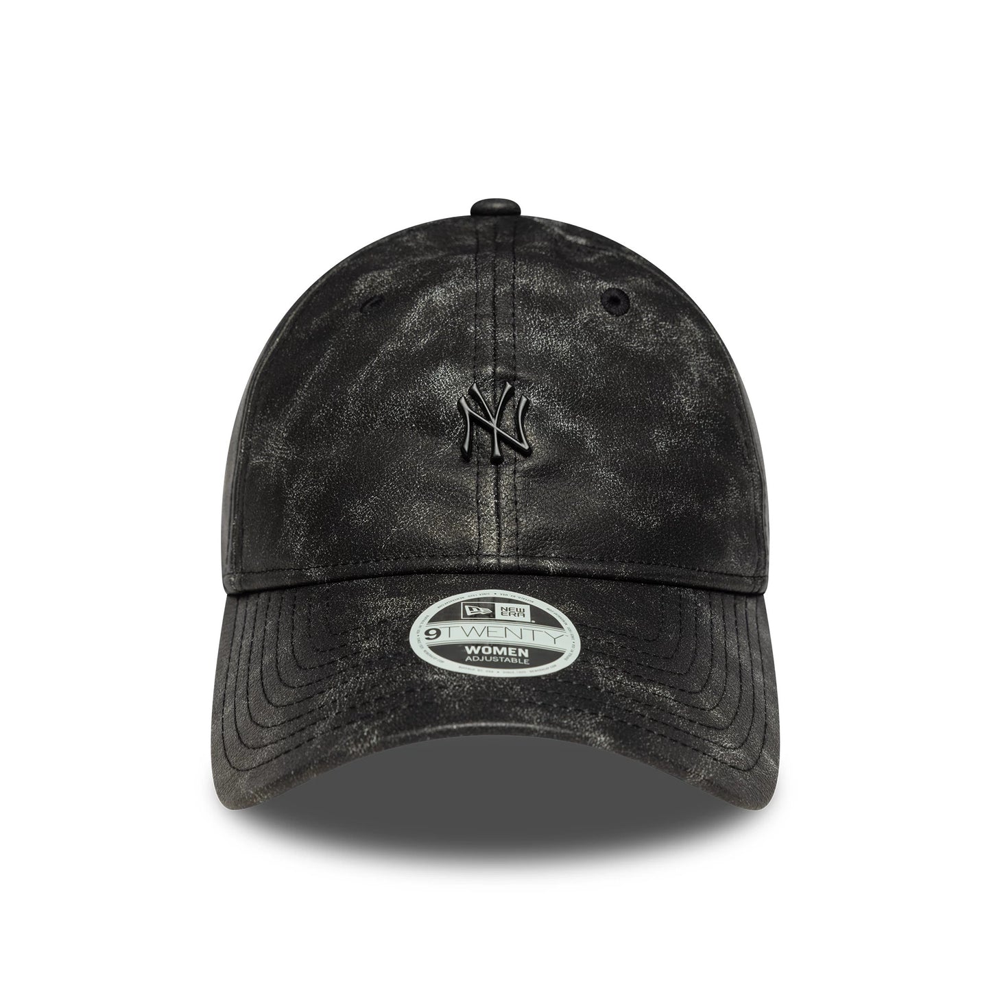 This is a New York Yankees Womens MLB Worn PU Black 9TWENTY Adjustable Cap 2