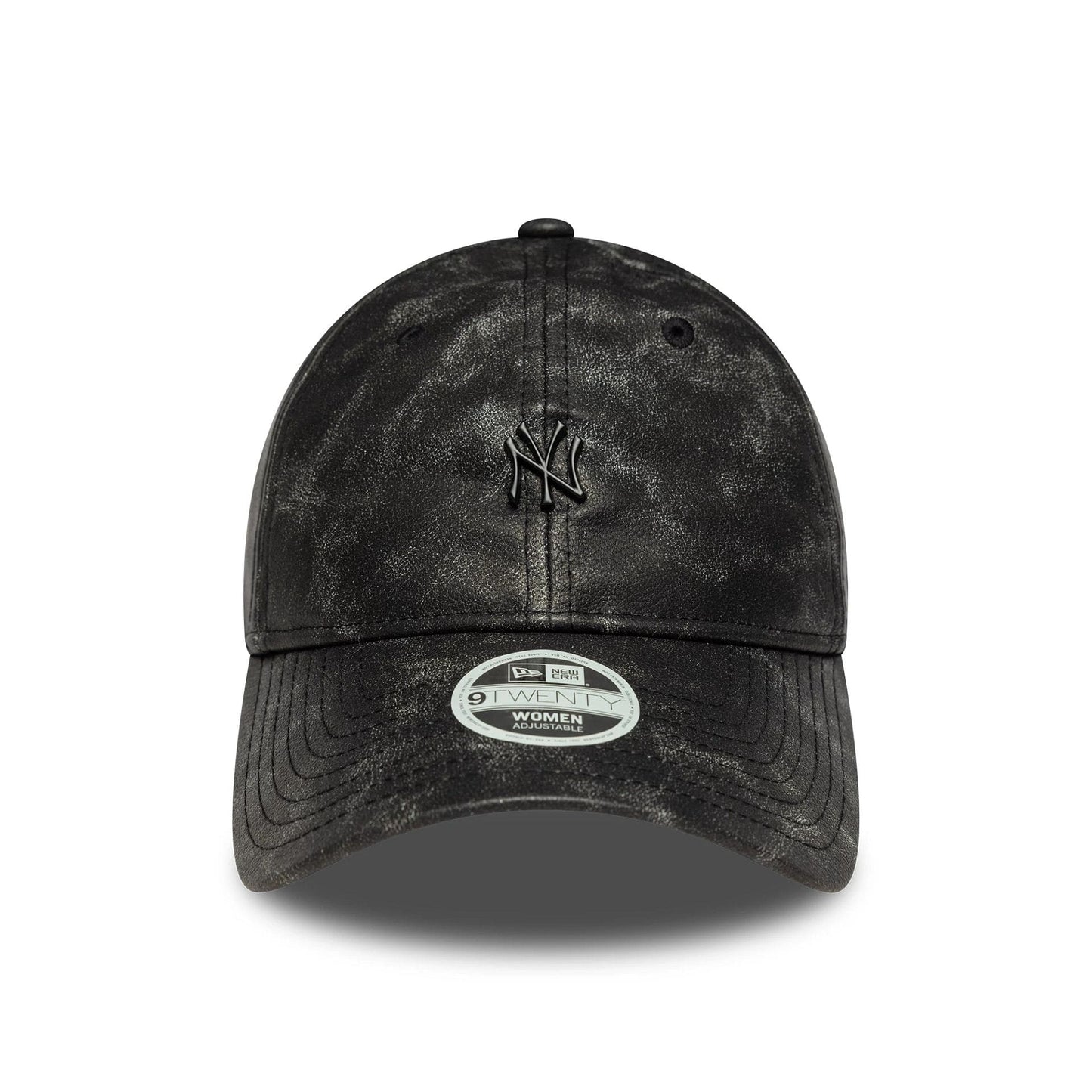 This is a New York Yankees Womens MLB Worn PU Black 9TWENTY Adjustable Cap 2