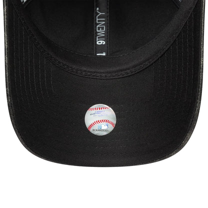 This is a New York Yankees Womens MLB Worn PU Black 9TWENTY Adjustable Cap 5
