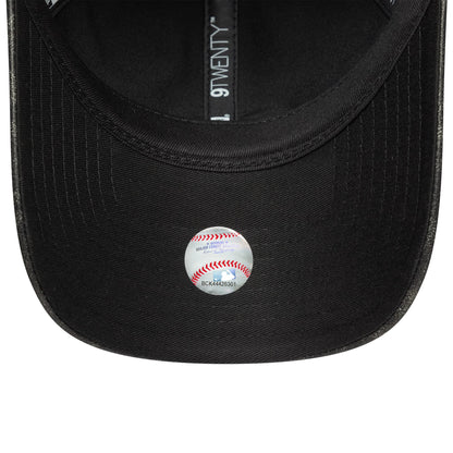 This is a New York Yankees Womens MLB Worn PU Black 9TWENTY Adjustable Cap 5