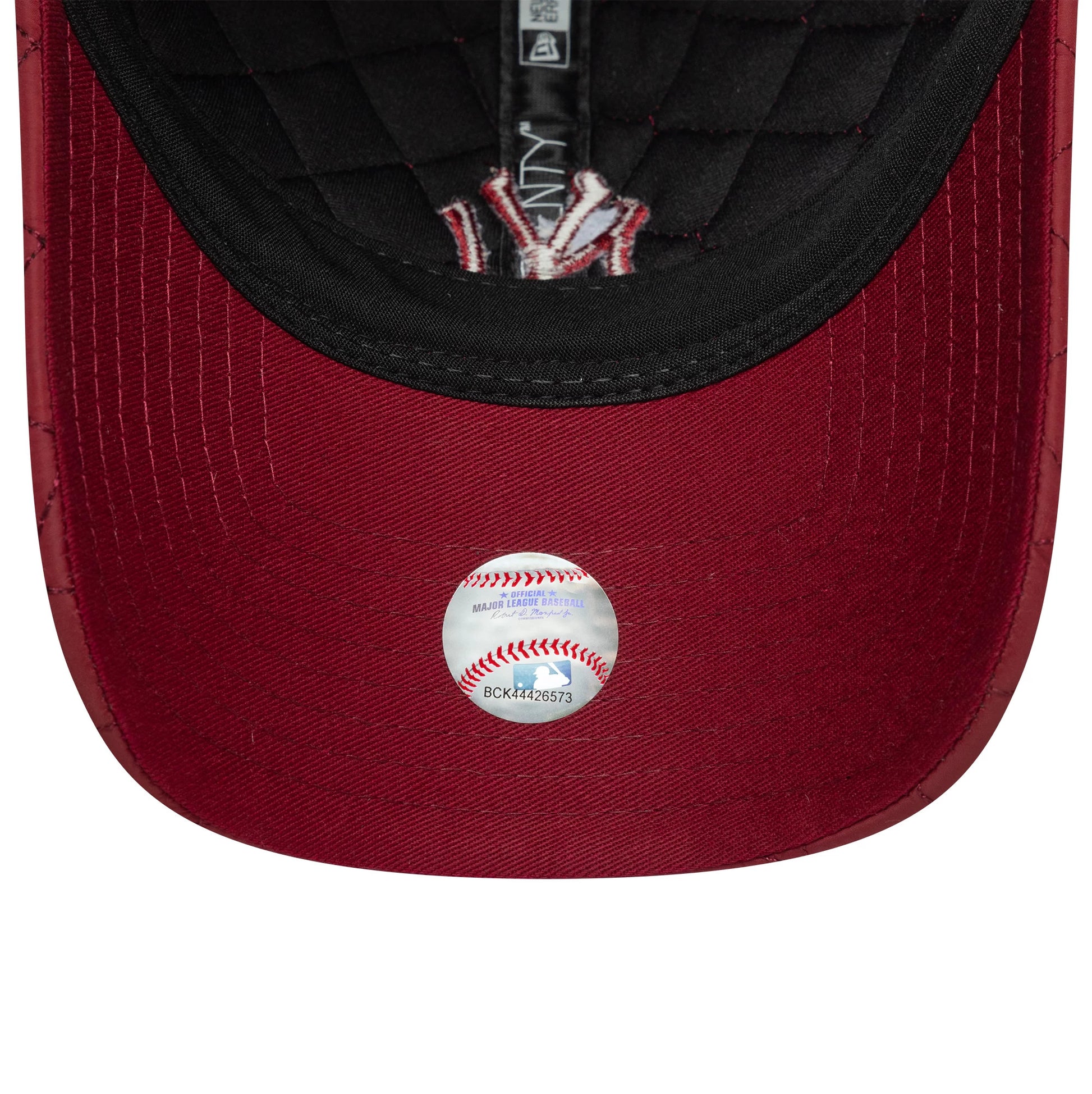This is a New York Yankees Womens MLB Padded Dark Red 9TWENTY Adjustable Cap 5