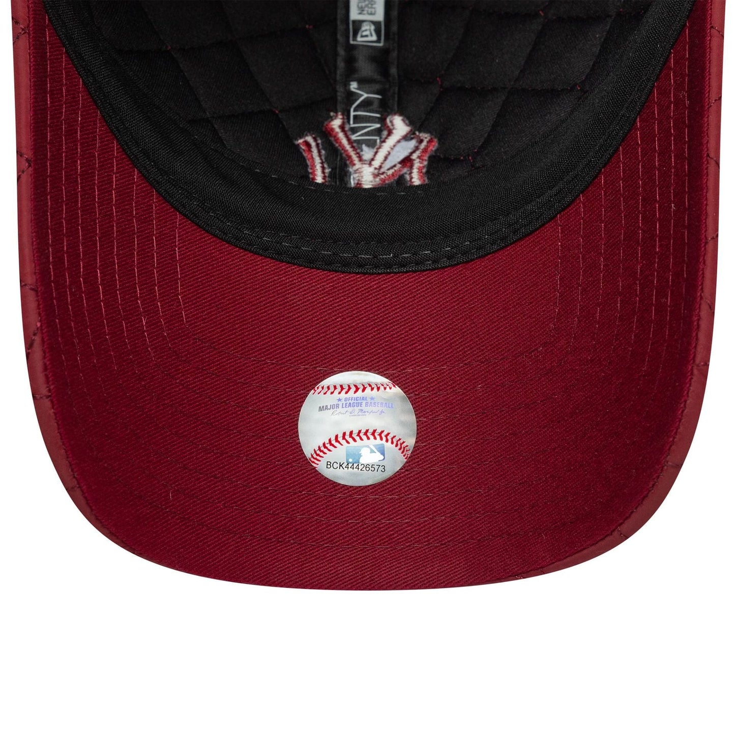 This is a New York Yankees Womens MLB Padded Dark Red 9TWENTY Adjustable Cap 5