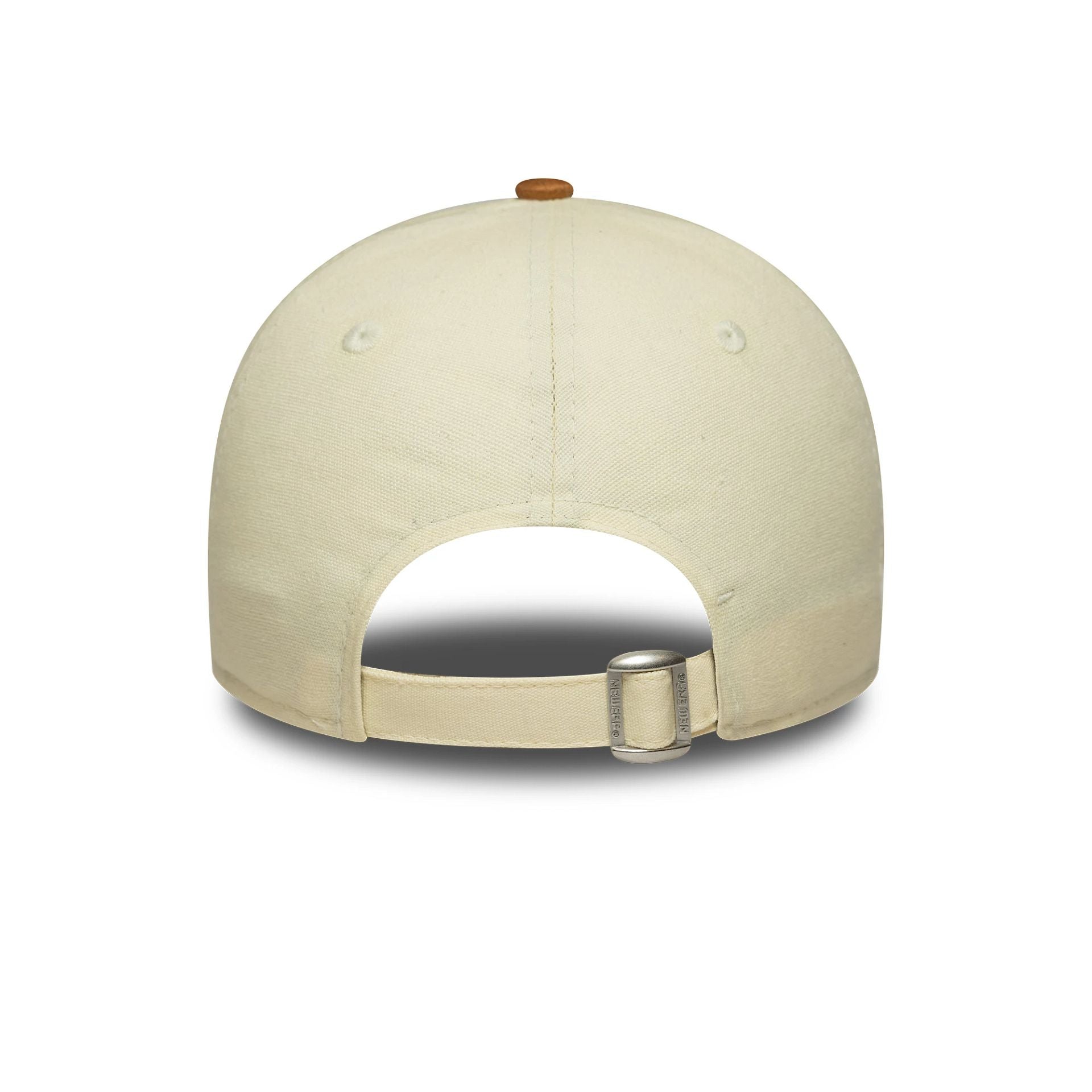 This is a New York Yankees Womens MLB Faux Suede Cream 9FORTY Adjustable Cap 4