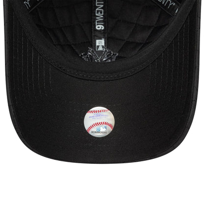 This is a New York Yankees Womens MLB Padded Black 9TWENTY Adjustable Cap 5