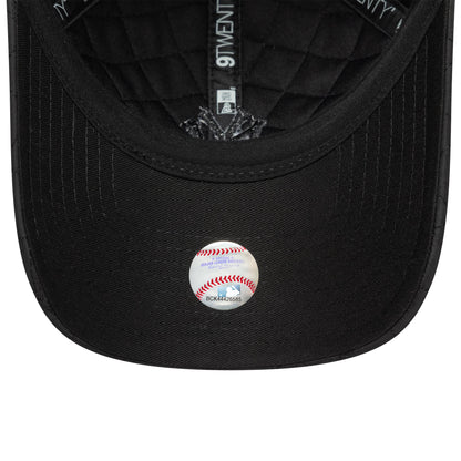This is a New York Yankees Womens MLB Padded Black 9TWENTY Adjustable Cap 5