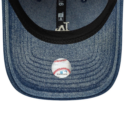 This is a LA Dodgers Womens MLB Denim Blue 9TWENTY Adjustable Cap 5