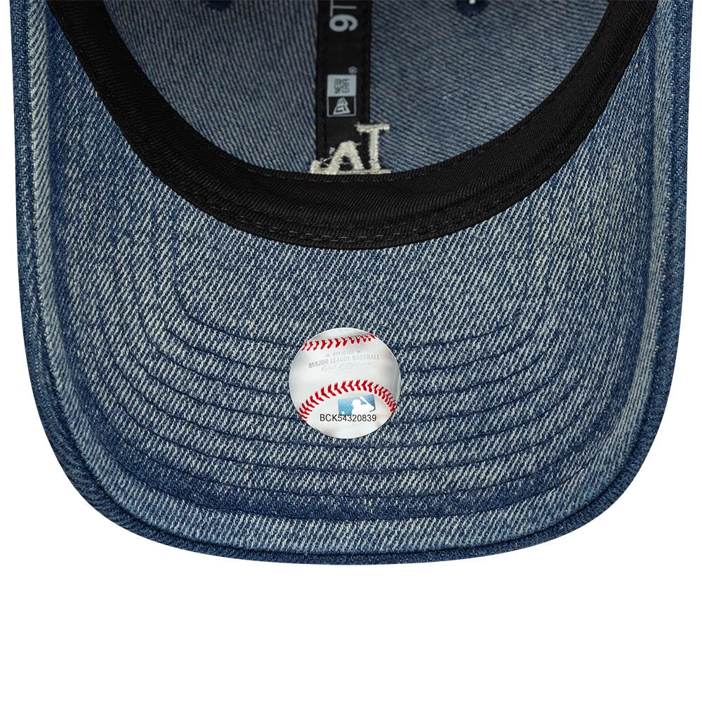 This is a LA Dodgers Womens MLB Denim Blue 9TWENTY Adjustable Cap 5