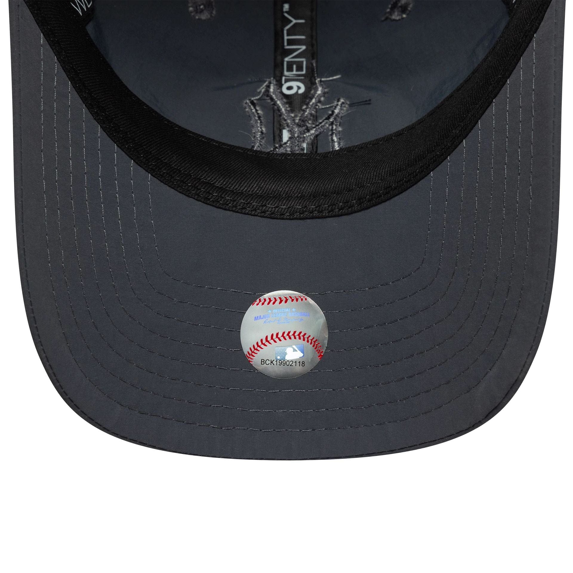 This is a New York Yankees MLB Tonal Recycled Dark Grey 9TWENTY Adjustable Cap 5