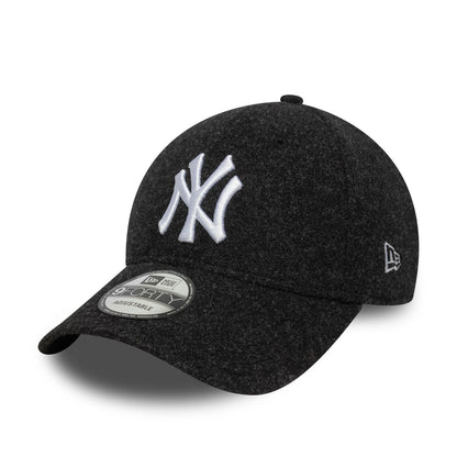 This is a New York Yankees MLB Melton Black 9FORTY Adjustable Cap 1