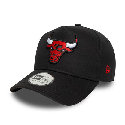 This is a Chicago Bulls NBA Sidepatch Black 9FORTY E-Frame Adjustable Cap 3