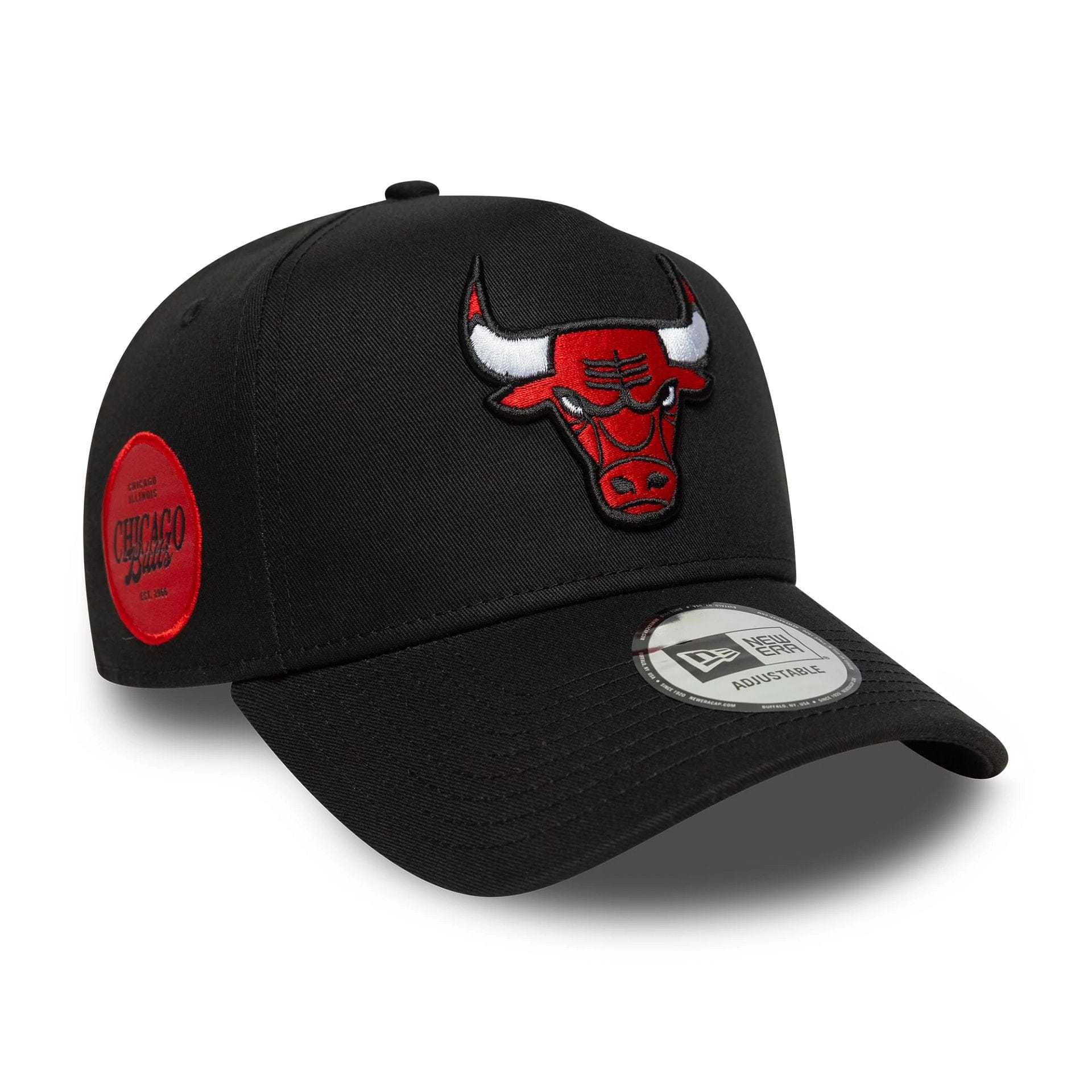 NBA Sidepatch Chicago Bulls Black 9FORTY E-Frame Cap | NEC EU
