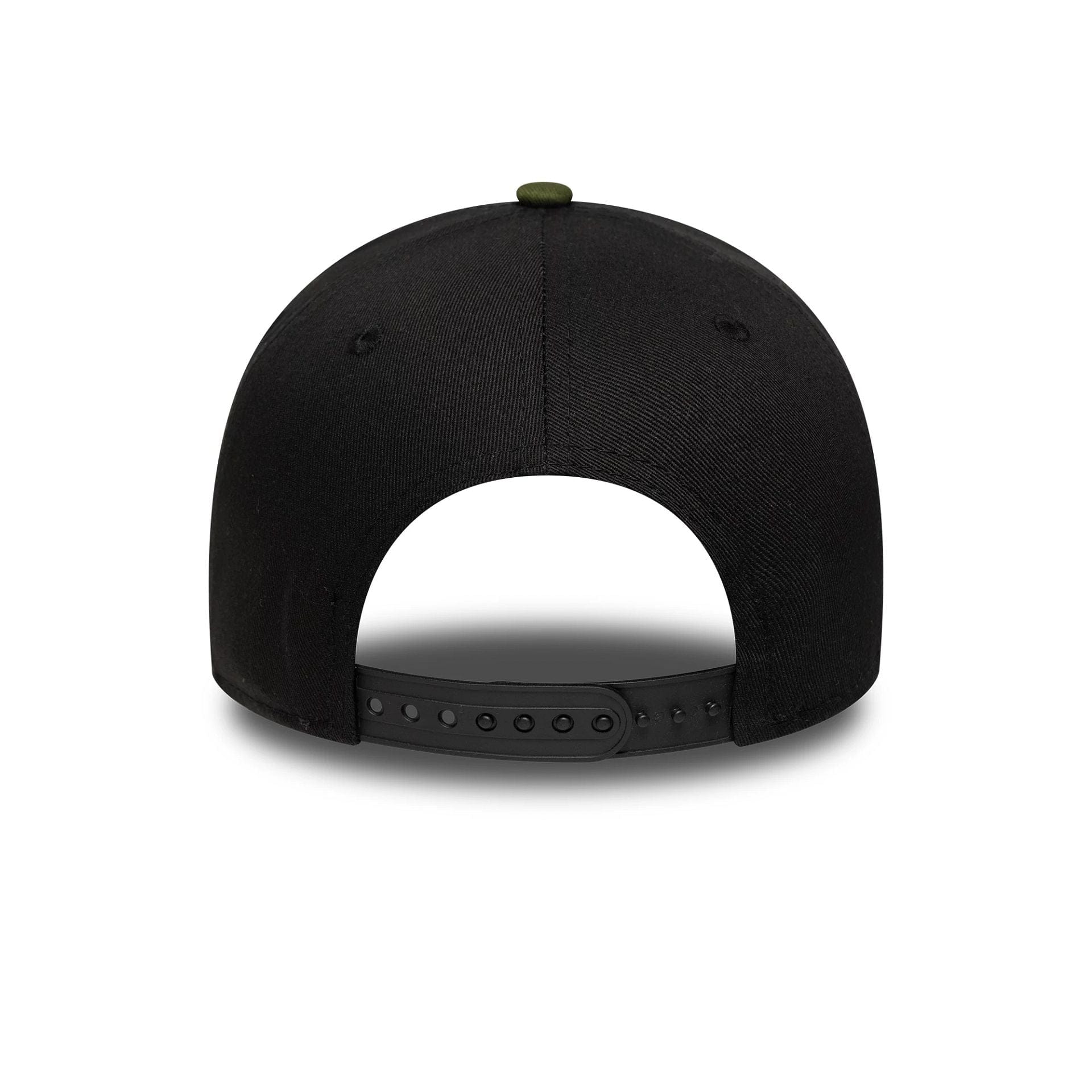 This is a  New Era Camo Patch Black 9FORTY E-Frame Adjustable Cap 5