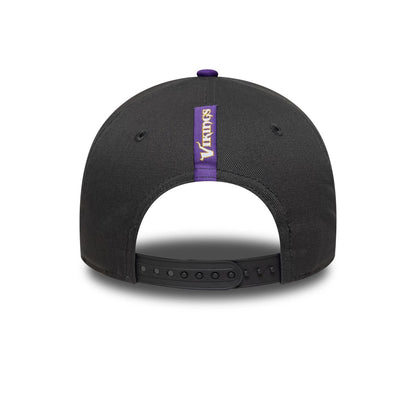 This is a Minnesota Vikings NFL Charcoal 9FORTY E-Frame Adjustable Cap 4