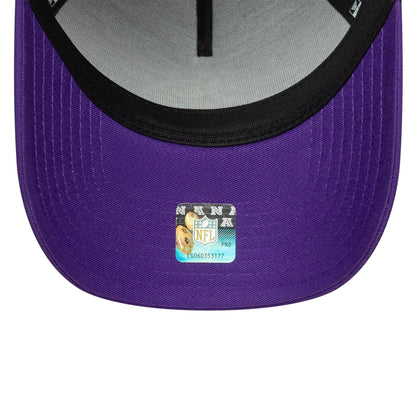 This is a Minnesota Vikings NFL Charcoal 9FORTY E-Frame Adjustable Cap 5