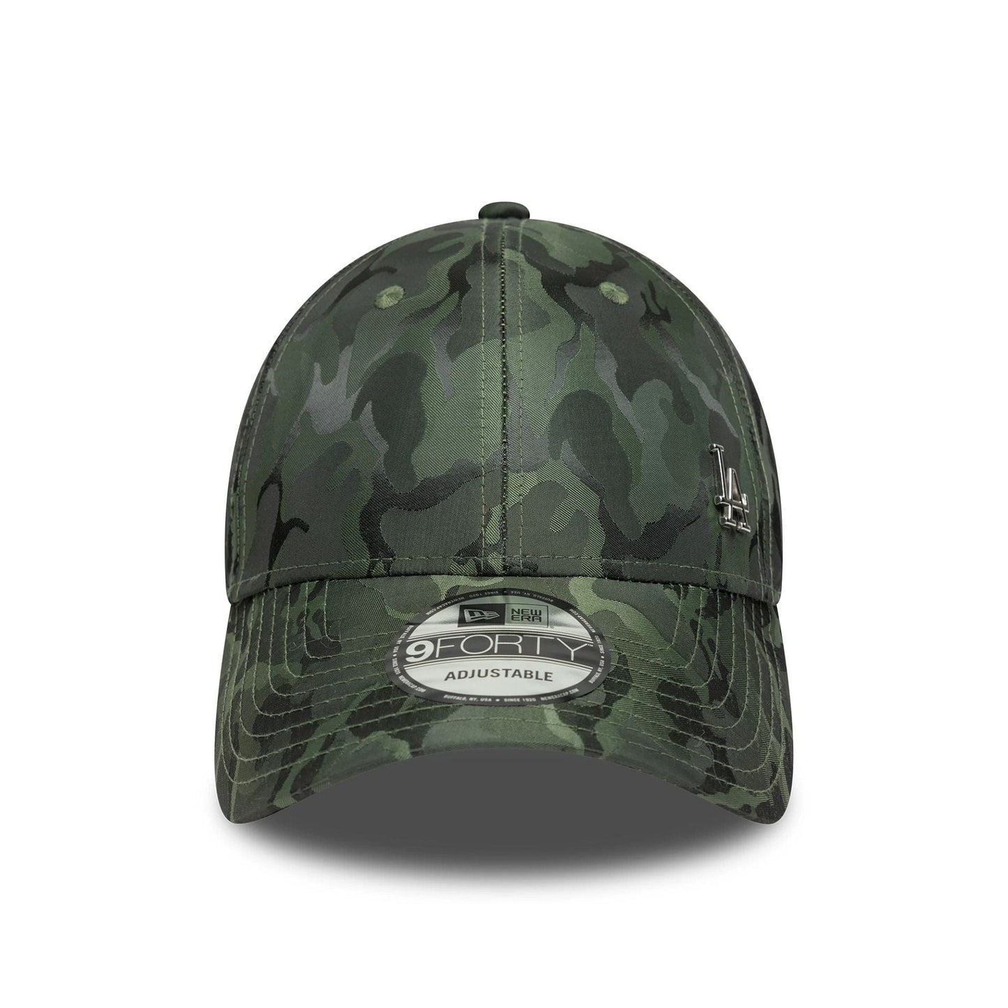 This is a LA Dodgers MLB Flawless Camo Green 9FORTY Adjustable Cap 2