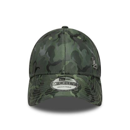 This is a LA Dodgers MLB Flawless Camo Green 9FORTY Adjustable Cap 2