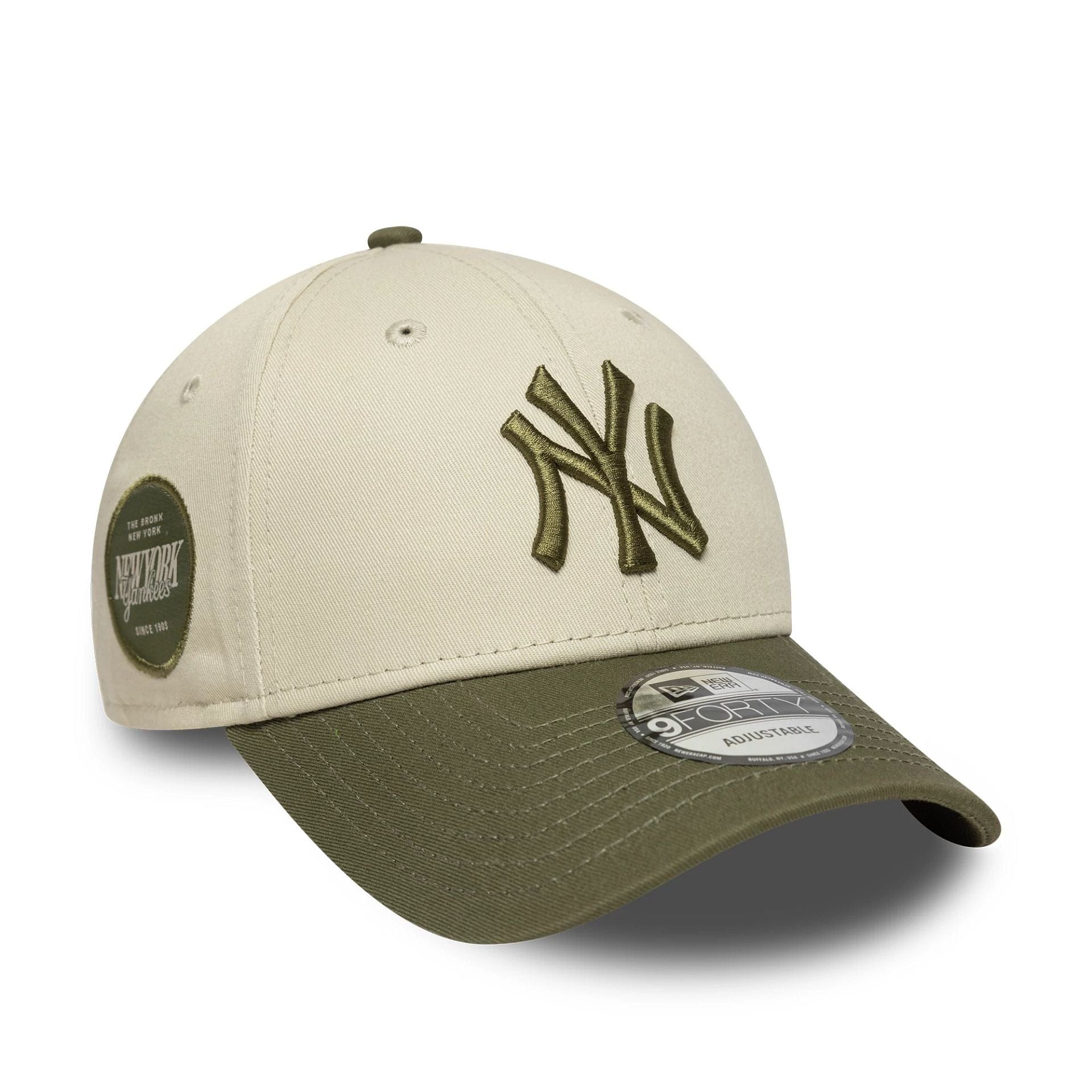 MLB Sidepatch New York Yankees Light Beige 9FORTY Cap | NEC EU