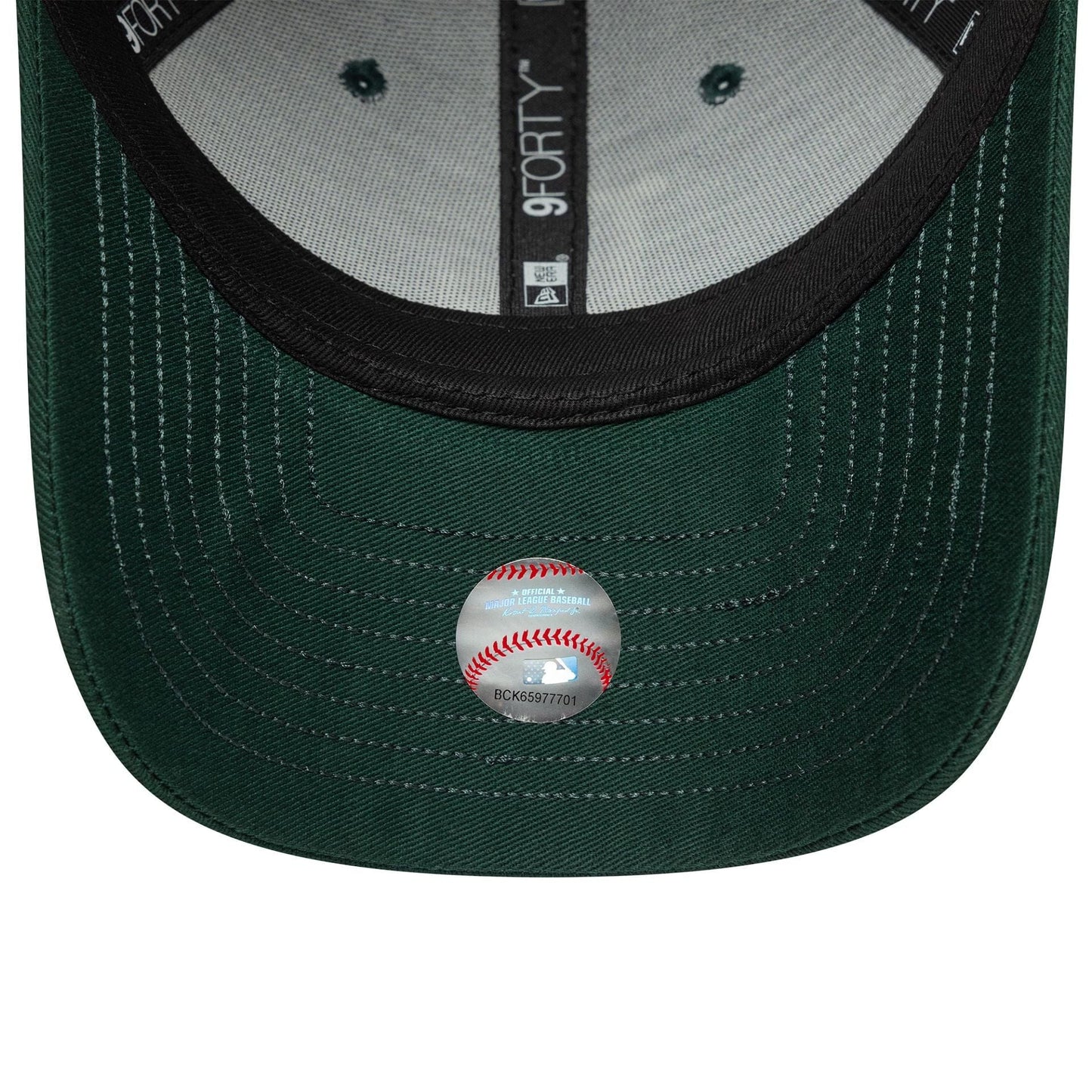 This is a LA Dodgers MLB Visor Script Dark Green 9FORTY Adjustable Cap 5