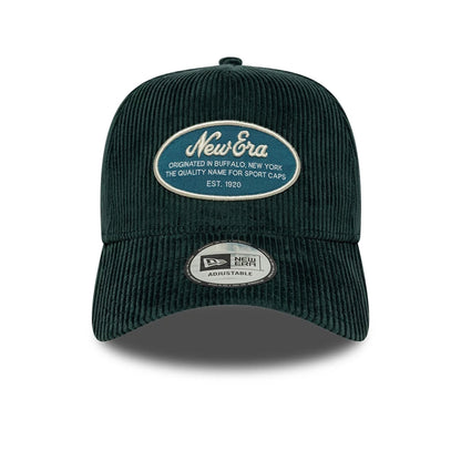 This is a  New Era Patch Cord Dark Green 9FORTY E-Frame Adjustable Cap 2