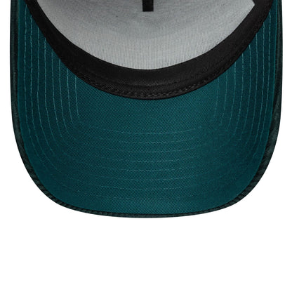 This is a  New Era Patch Cord Dark Green 9FORTY E-Frame Adjustable Cap 5