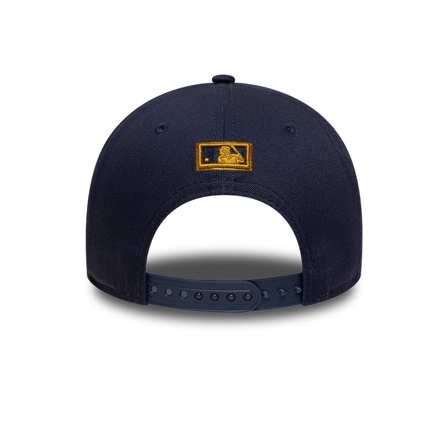 This is a LA Dodgers MLB World Series Patch Navy 9FORTY M-Crown Adjustable Cap 4