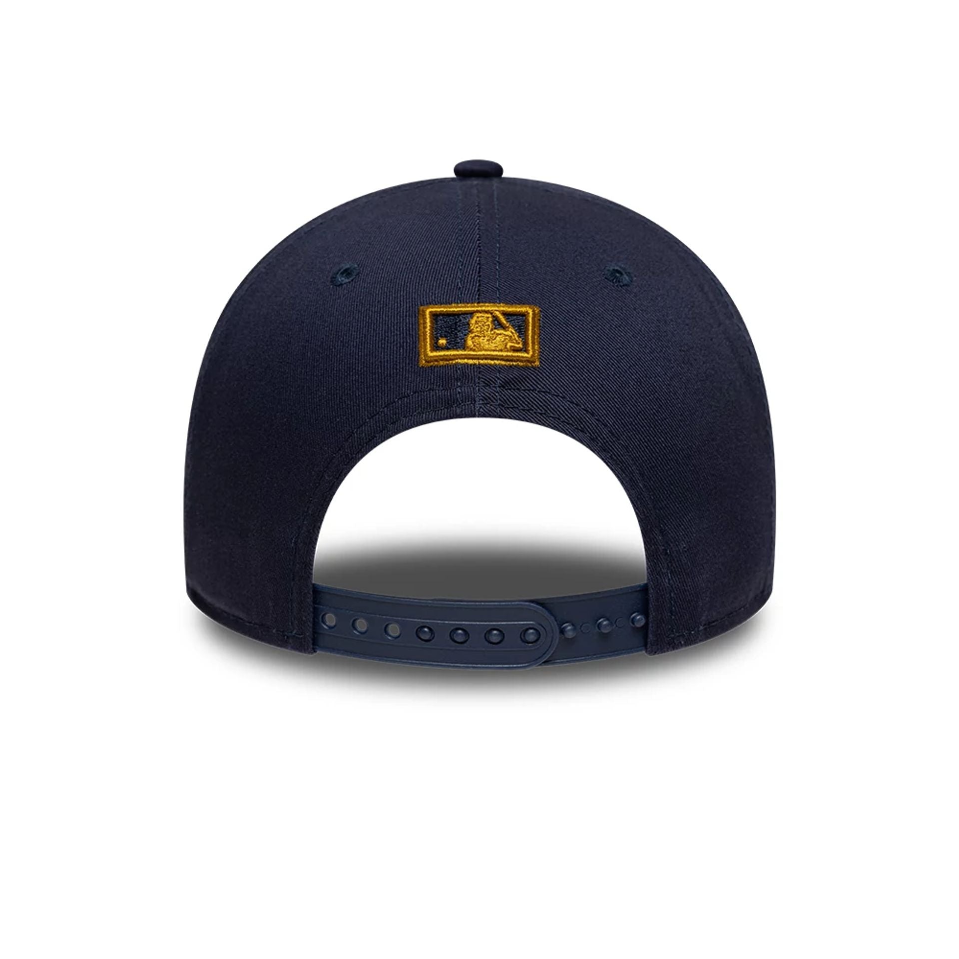 This is a LA Dodgers MLB World Series Patch Navy 9FORTY M-Crown Adjustable Cap 4