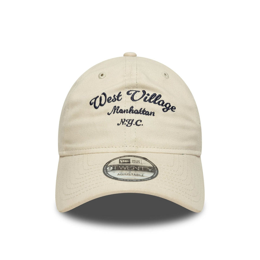 This is a  New Era Wordmark Cream 9TWENTY Adjustable Cap 2