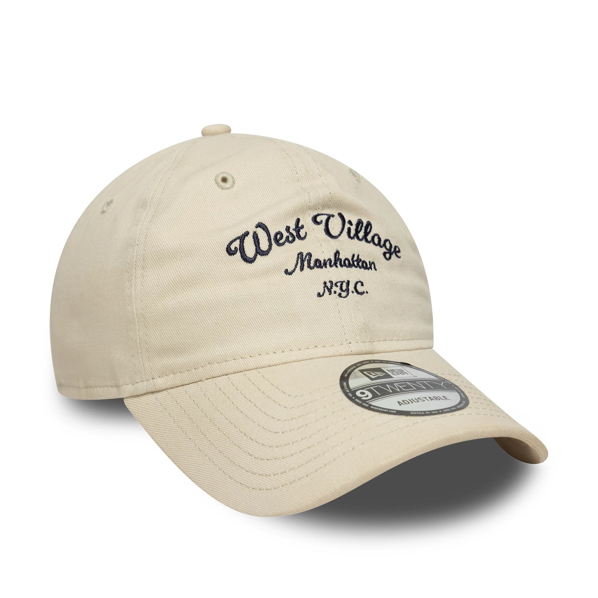 This is a  New Era Wordmark Cream 9TWENTY Adjustable Cap 3