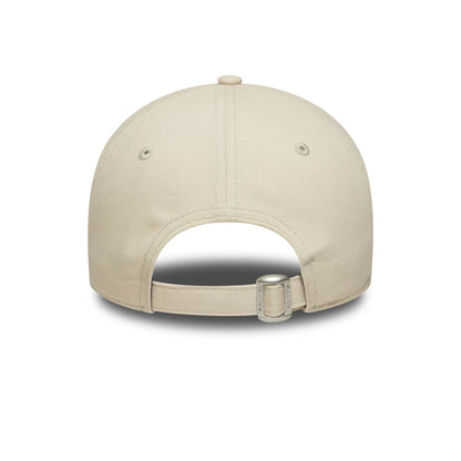 This is a  New Era Wordmark Cream 9TWENTY Adjustable Cap 4
