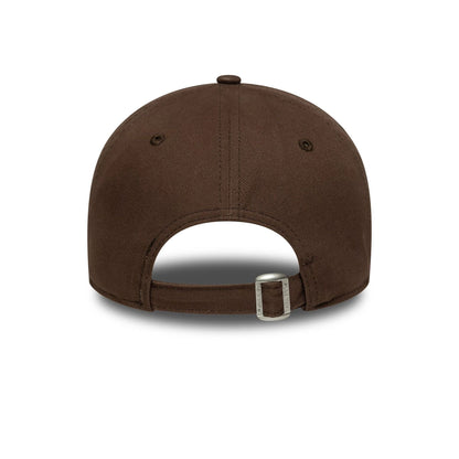 This is a  New Era Wordmark Dark Brown 9TWENTY Adjustable Cap 4
