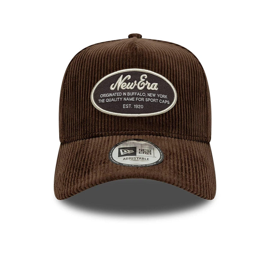 This is a  New Era Patch Cord Dark Brown 9FORTY E-Frame Adjustable Cap 2
