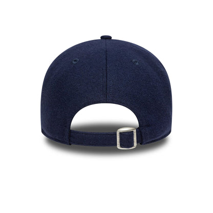 This is a  New Era Melton Wool Navy 9TWENTY A-Frame Adjustable Cap 4