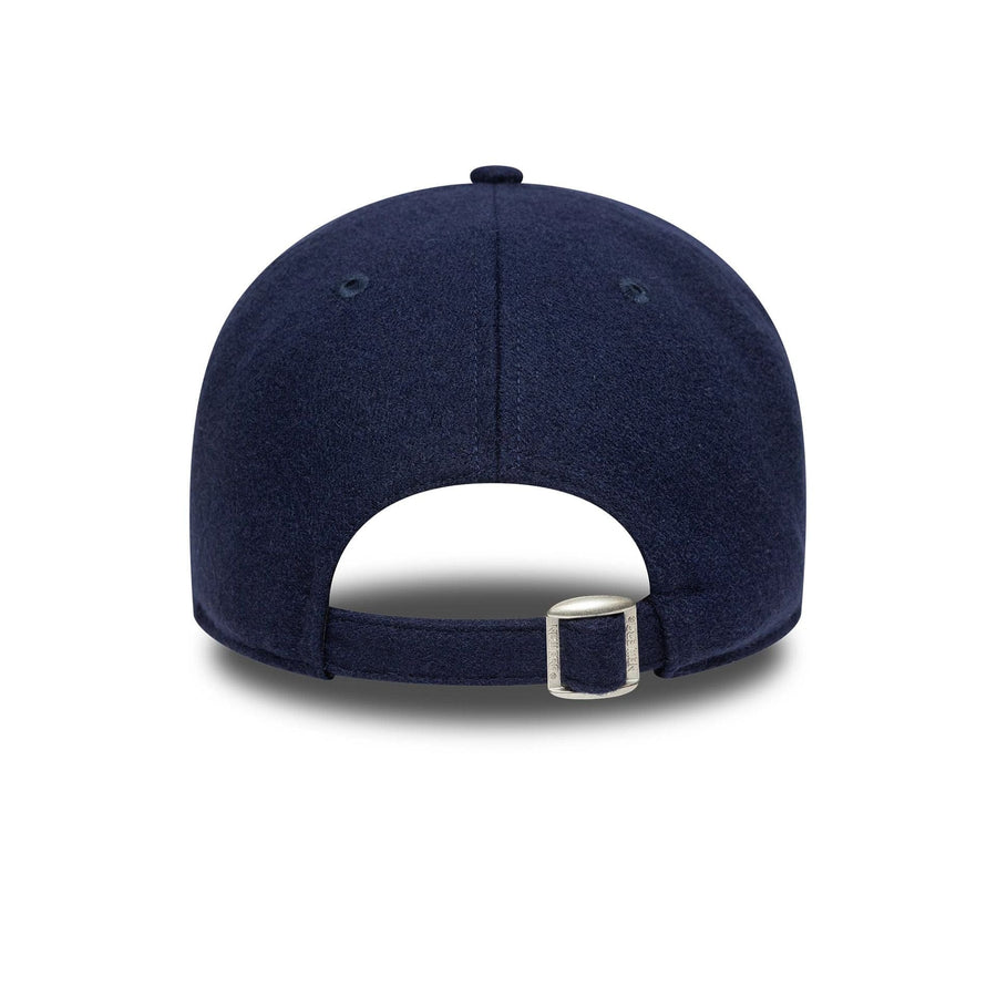 This is a  New Era Melton Wool Navy 9TWENTY A-Frame Adjustable Cap 4