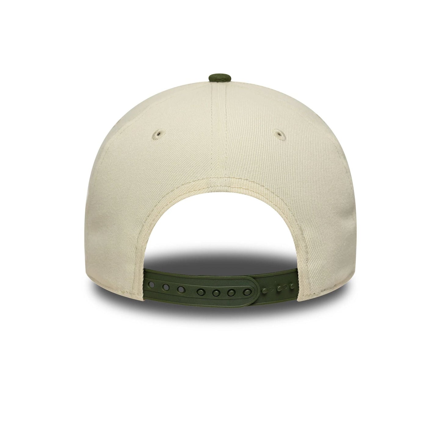 This is a LA Dodgers MLB World Series Patch Cream 9FORTY E-Frame Adjustable Cap 4