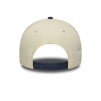 This is a New York Yankees MLB World Series Patch Cream 9FORTY E-Frame Adjustable Cap 4