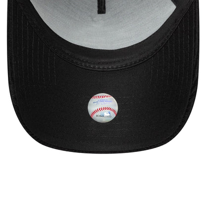 This is a New York Yankees MLB Cord Black 9FORTY E-Frame Adjustable Cap 6