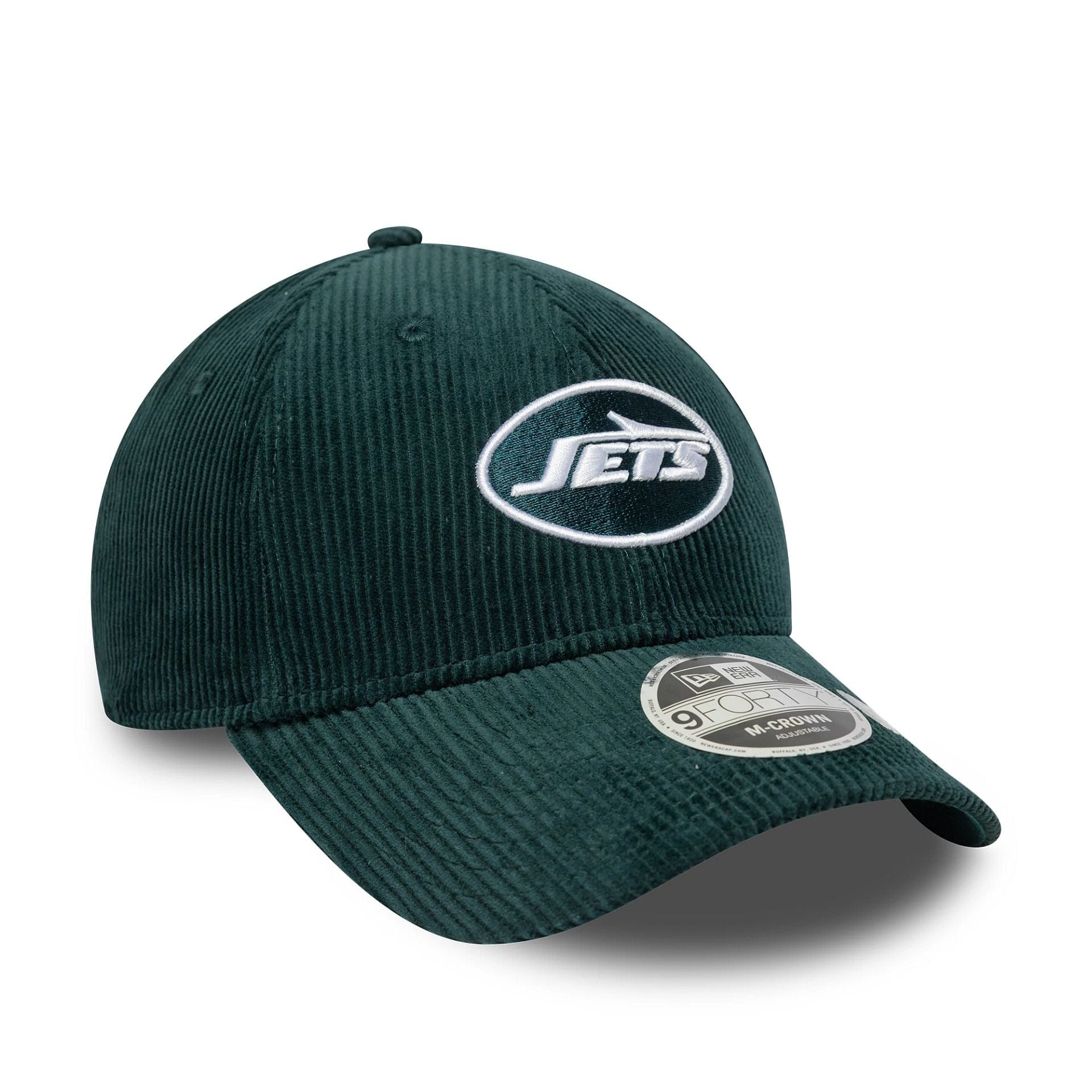 This is a New York Jets NFL Cord Dark Green 9FORTY M-Crown Adjustable Cap 3