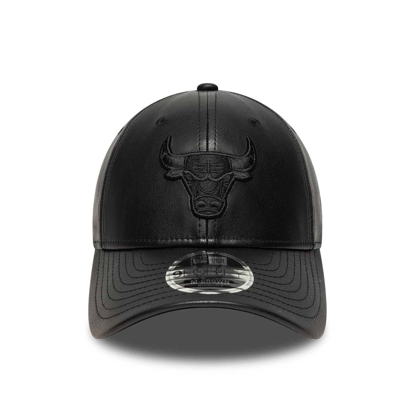 This is a Chicago Bulls NBA PU Black 9FORTY M-Crown Adjustable Cap 2