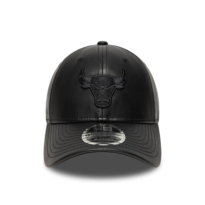 This is a Chicago Bulls NBA PU Black 9FORTY M-Crown Adjustable Cap 2
