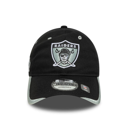 This is a Las Vegas Raiders NFL Black 9TWENTY Adjustable Cap 2