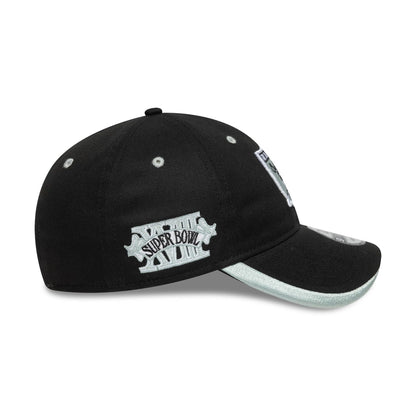 This is a Las Vegas Raiders NFL Black 9TWENTY Adjustable Cap 6